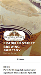 Mobile Screenshot of franklinstreetbrewing.com